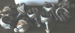lot 720 image: Heavy Duty Double Wheel Casters (15).