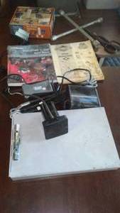 lot 731 image: Converters 12 volt (2). Manuals, Chevy Light Up Ball dcor.