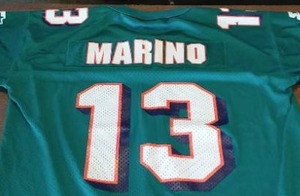 lot 907 image: Marino Dolphins Jersey.