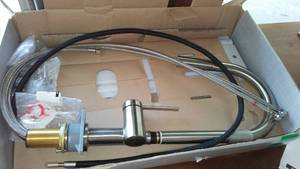 lot 988 image: Hansgrohe kitchen Faucet.