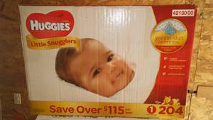lot 13 image: Huggies stage 1.