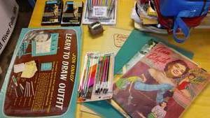 lot 812 image: Vintage Sketch Pads.