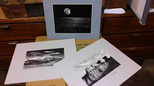 lot 826 image: Jerry Olson Black and White Landscape Prints (3).