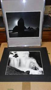 lot 827 image: Jerry Olson Black and White waterscapes prints 2).
