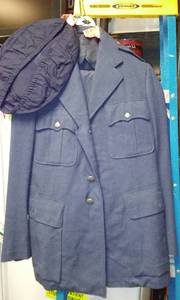 lot 832 image: Military Uniform 1950s, Dress Blue 32 w x 33 L pants.