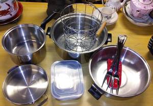 lot 846 image: Stainless Steel Cookware and More.