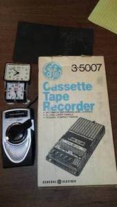 lot 886 image: Vintage GE Tape Recorder and more.