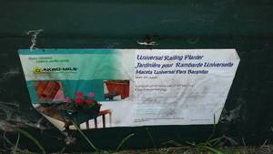 lot 54 image: Plastic Planter Boxes- Variety (12)