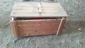 lot 95 image: Bats, Balls and toy chest.