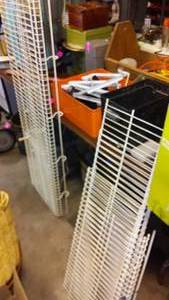 lot 61 image: Misc. Wire Shelving, Baskets and more.