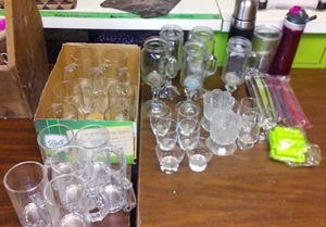 lot 67 image: Misc. Entertaining Glasses and more.