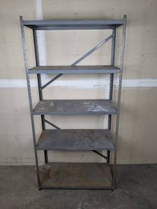 lot 70 image: 5-Shelf Storage Shelving Unit