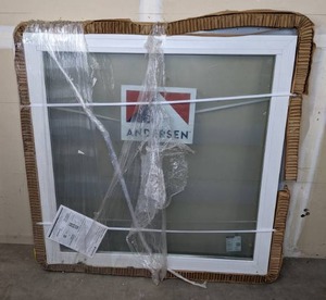 lot 8 image: NEW Andersen Windows 100 Series White Fixed Window, 48 in. x 48 in.