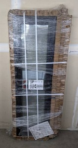 lot 10 image: NEW Andersen Windows 100 Series Black Fixed Window, 18 in. x 60 in.