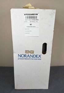 lot 20 image: NEW Norandex Aluminum Trim Coil 24 Reverse White, 1 Roll