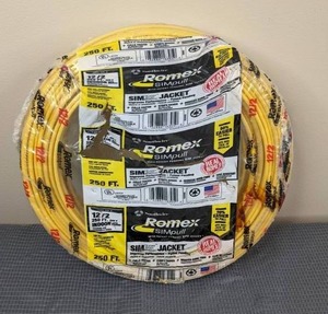 lot 42 image: 250 ft. 122 Solid Romex SIMpull CU NM-B WG Wire