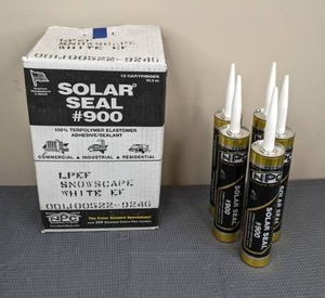 lot 40 image: Solar Seal Adhesive Sealant - 17 Tubes