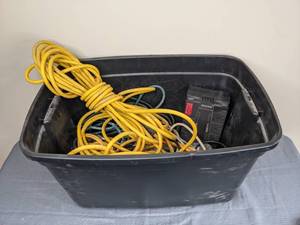 lot 39 image: Collection of Extension Cords, Power Strips and More