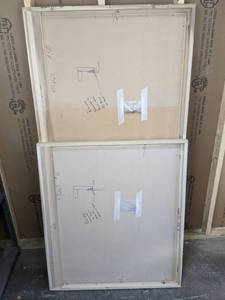lot 145 image: Set of (2) Custom Mirror Frames