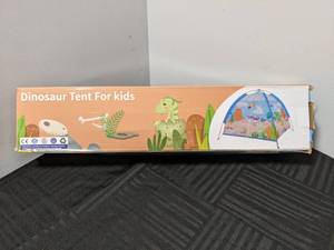lot 39A image: Brand New Dinosaur Tent for Kids Indoor and Outdoor Playhouse Camping