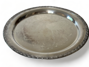 lot 11 image: Variety of Silver Plated Serving Platters