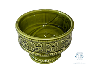 lot 41 image: Mid-Century Green Ceramic Planter