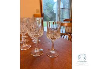 lot 194 image: Eight Crystal Goblets and Three Crystal Wine Glasses