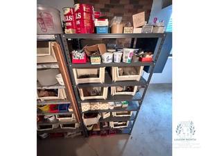 lot 71 image: Carpenters Dream - Variety of Nails, Bolts, Hooks, Screws, All Sorted by Size