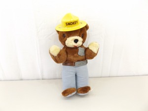 lot 44 image: Authentic 1960s MINT Condition Ideal Smokey The Bear Plush Doll