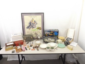 lot 100 image: Large Lot of Misc. Collectibles and Household