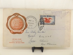 lot 96 image: Lot of 19 - 1938 First Day Cover US Stamps