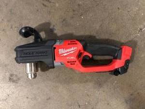 lot 16 image: Milwaukee M18 FUEL GEN II 18V Lithium-Ion Brushless Cordless 12 in. Hole Hawg Right Angle Drill (Tool-Only)   Customer Returns See Pictures