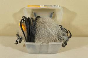 lot 55 image: South Bend 7 Ft Cast Net with Extra Rope