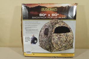 lot 66 image: Guidesman 60 x 60 Backpack Pop Up Blind