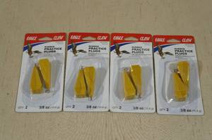 lot 72 image: Eagle Claw Rubber Practice Plugs