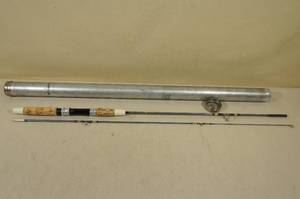 lot 85 image: Vintage Garcia Kingfisher Rod with Metal Tube