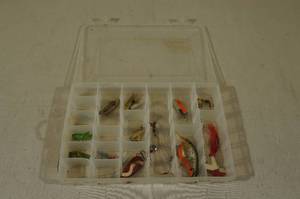 lot 93 image: Tackle Tray with Assorted Lures
