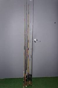 lot 111 image: Vintage Fishing Rods - South Bend, Berkley, Browning