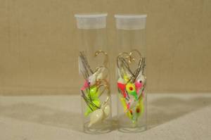 lot 122 image: Assorted Jigs - Weigh .071 oz and .0695 oz with hooks