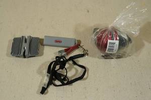 lot 124 image: Rapala Clippers, and Knife Sharpener, Fishing Reel