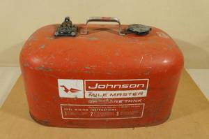 lot 146 image: Johnson Mile Master Metal Gas Tank