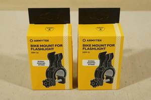 lot 164 image: 2 Armytek Bike Flashlight Mounts
