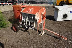 lot 673 image: Gas Powered Tow Behind Mortar Mixer