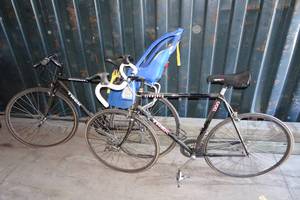 lot 704 image: 2 Trek Bikes - Aluminum 1200 Road Bike, Multitrack 750 Mountain Bike