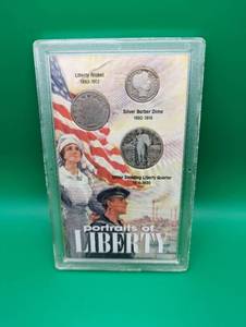 lot 11 image: Portraits of Liberty Coin Set
