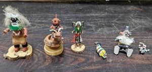 lot 49 image: Collection Of Miniature Kachina Dolls