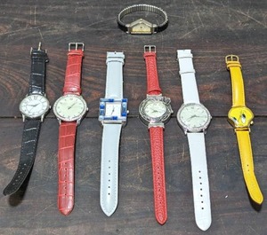 lot 70 image: Collection Of Seven Fashion Watches
