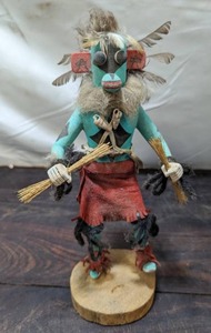 lot 79 image: Blue Ahota Kachina Doll By Largo