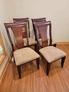 lot 23 image: Four Modern Contemporary Dining Chairs.