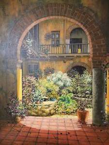 lot 40 image: Mediterranean Decor Painting
